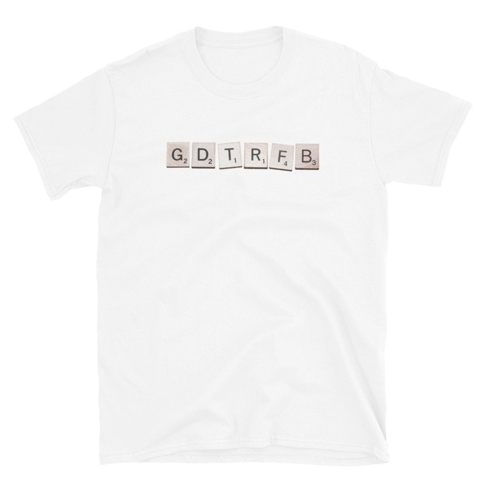 Grateful Dead Going Down The Road Feeling Bad Letter Tile GDTRFB T-Shirt White